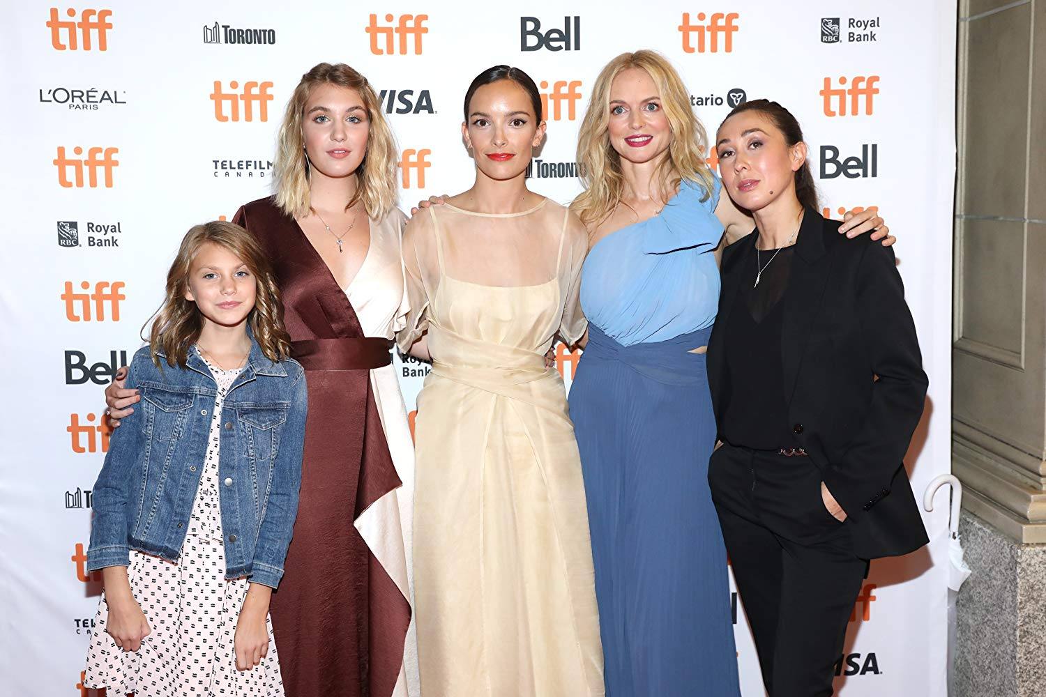 Aisling Chin-Yee with The Rest of Us cast at TIFF 2019